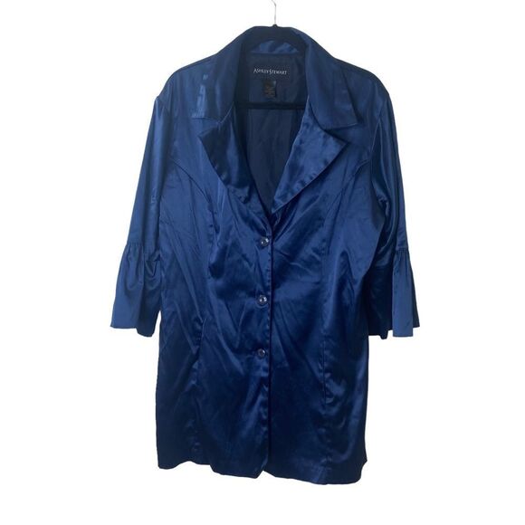 Ashley Stewart Button Front Jacket Sz 2X - Picture 1 of 7
